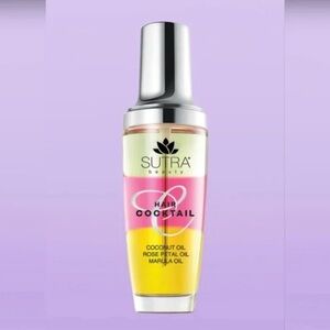 NIB Sutra Beauty Hair Cocktail with Coconut, Rose Petal, and Marula Oil